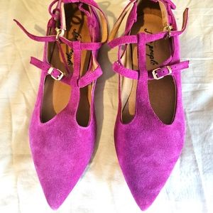 Free People Isabelle Lace Up Orchid